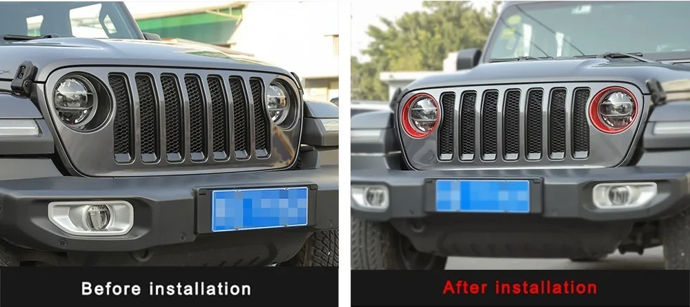 MOPAI колпаки для Jeep Wrangler JL+ Автомобильный головной светильник, декоративные фары, аксессуары для Jeep Wrangler