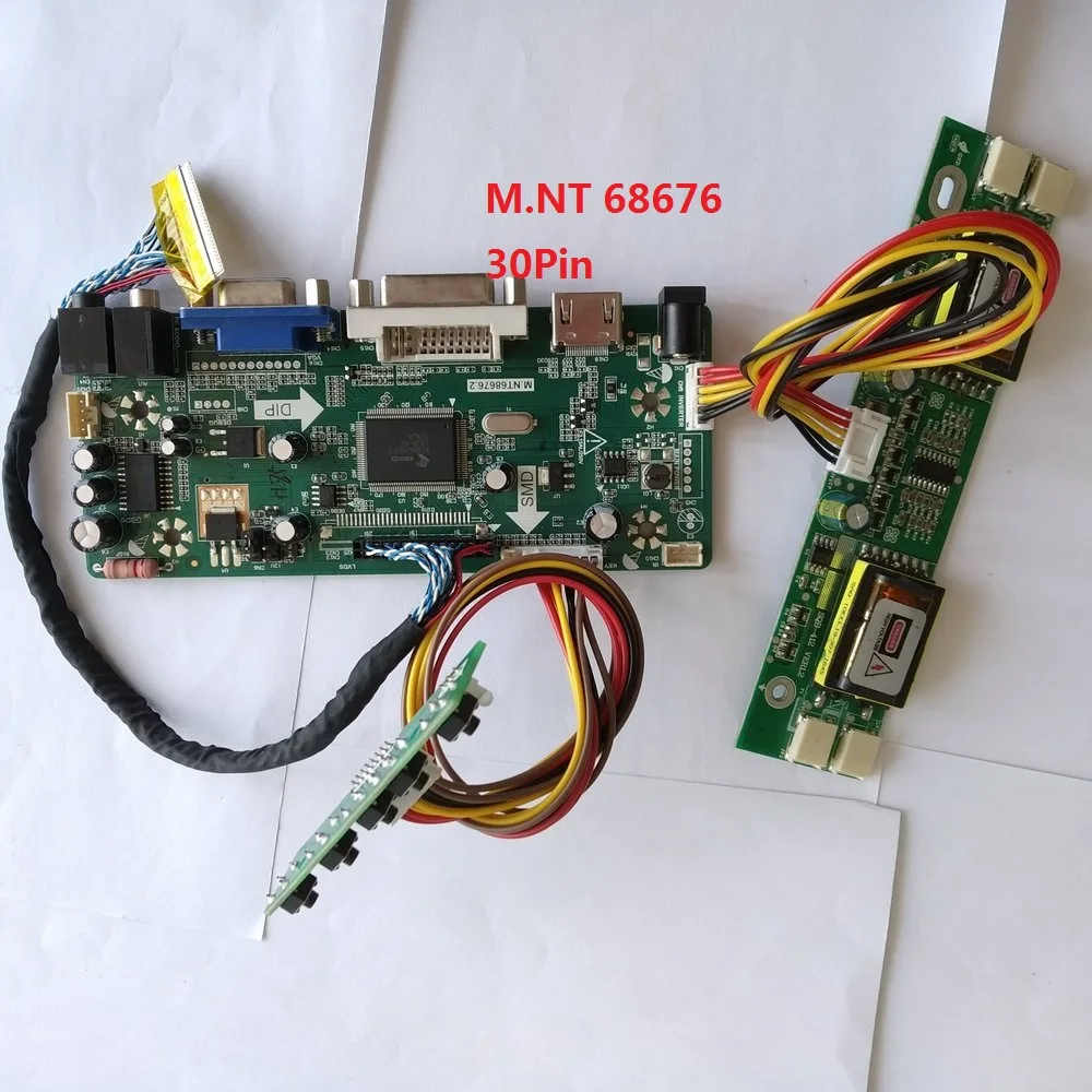 kit de controle para tela de faça você placa de controlador driver de lvds lâmpadas