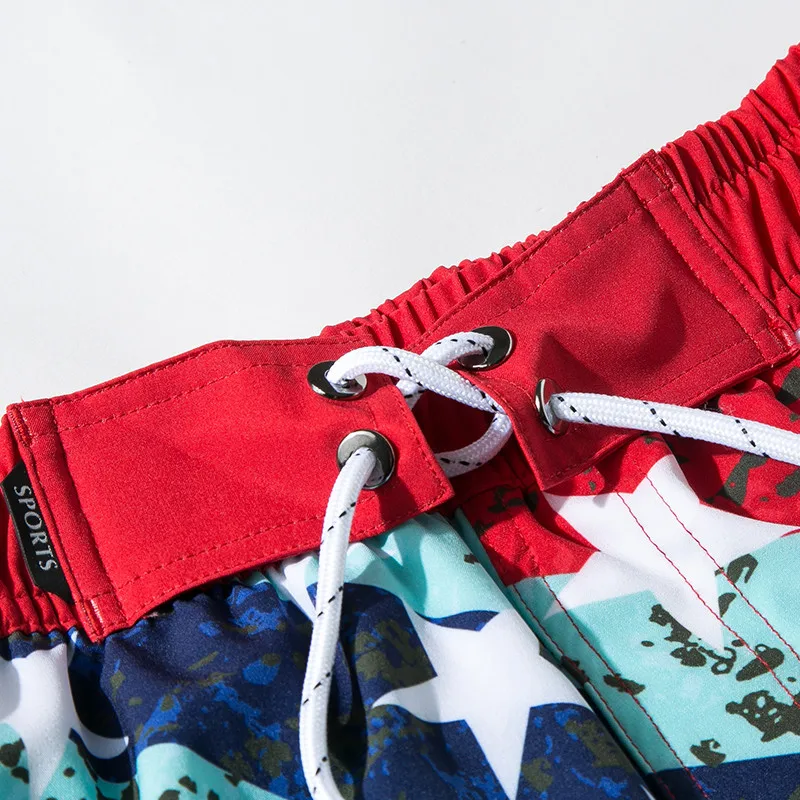 Новая мода 2019 для мужчин's повседневное Орел печати пляж сёрфинг одежда заплыва свободные короткие эластичный пояс шорты для женщи