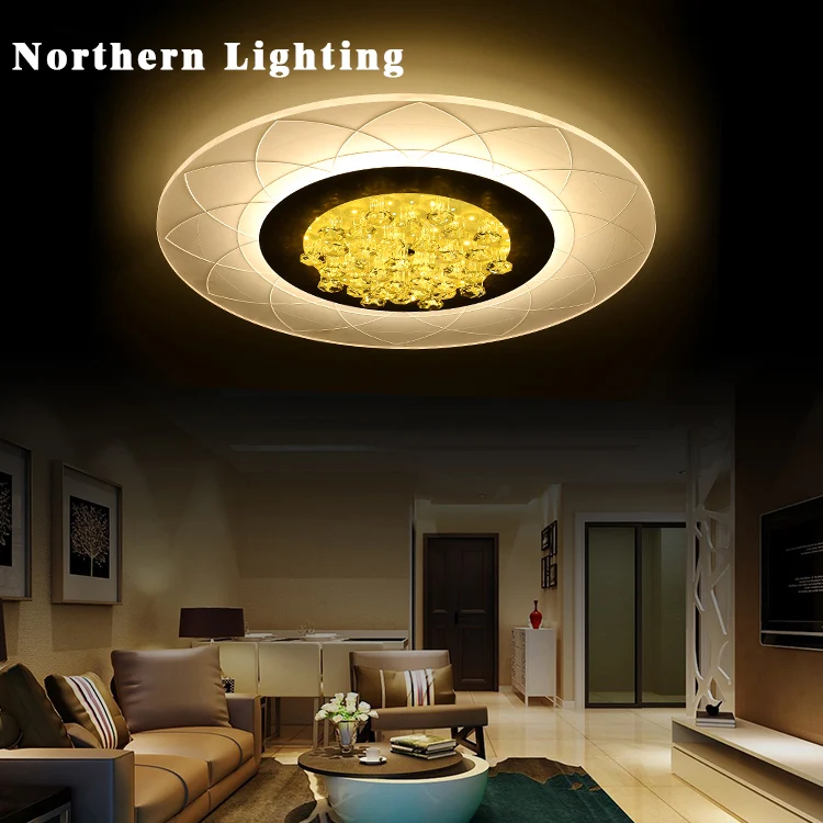 ==> [Free Shipping] Buy Best Crystal Ceiling Lights modern Acrylic LED Ceiling Lamp for Living Room Bedroom home Lighting lamparas de techo light fixture Online with LOWEST Price