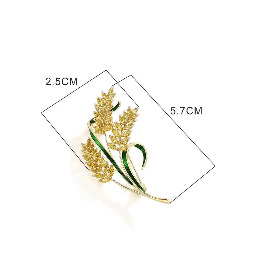 Viennois новые модные ювелирные изделия золотого цвета циркон ячмень брошь булавки для женщин