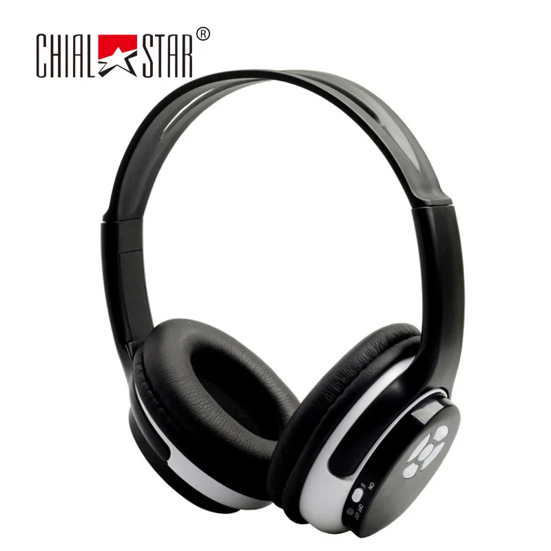 

Portable Wireless Earphone Bluetooth 4.0 Headset Black Headphone With USB Interface FM Radio Functions