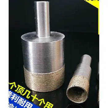 

Sintering Diamond Bit Ceramic Marble Reaming 10mm Shank 11-24mm Glass Drill Bits Drilling Hole Finger Ring Boring Tools