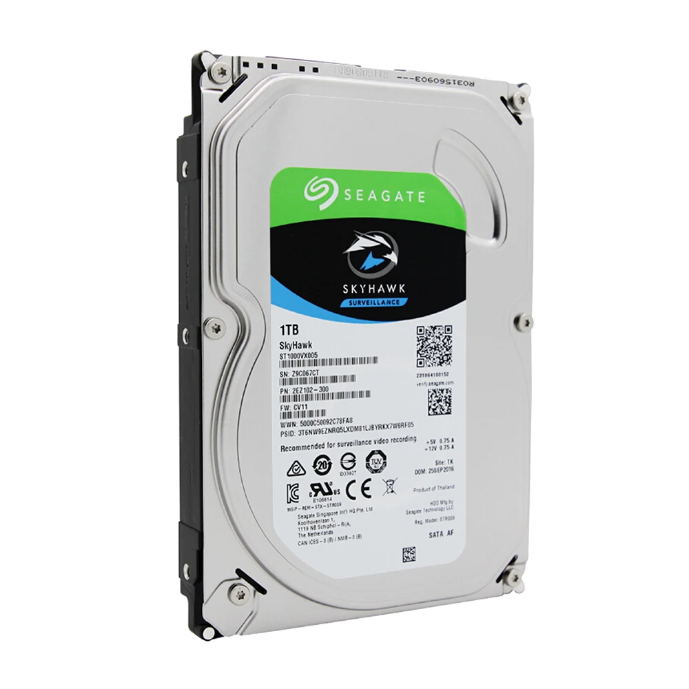  Disco Duro de vigilancia de vídeo de 1 TB HDD interno de Seagate 5900 RPM SATA 6 Gb/s 35 pulgadas c
