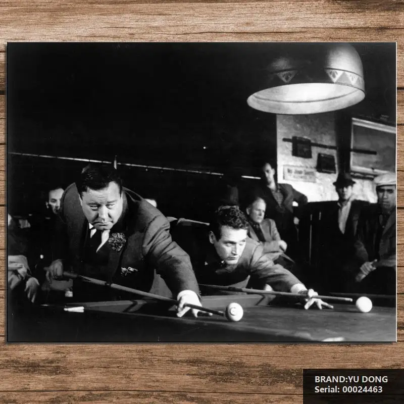 Art Print Poster CANVAS Jackie Gleason in The Hustler