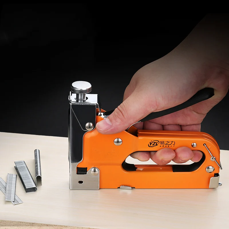 3-way Multitool Nail Staple Gun Furniture Stapler For Wood Door Upholstery 3-way Multitool Nail Staple Gun Furniture Stapler For Wood Door Upholstery