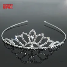 AINAMEISI модные свадебные диадемы Принцесса Корона Стразы Аксессуары для волос для девочек Детская Праздничная тиара Корона украшения для волос