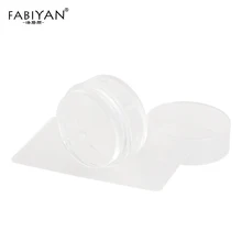 4 см большой желе чистый прозрачные, для ногтевого дизайна набор штампов с Кепки силиконовый пополнения Head польский печати маникюрные трафареты передаточная плита инструменты