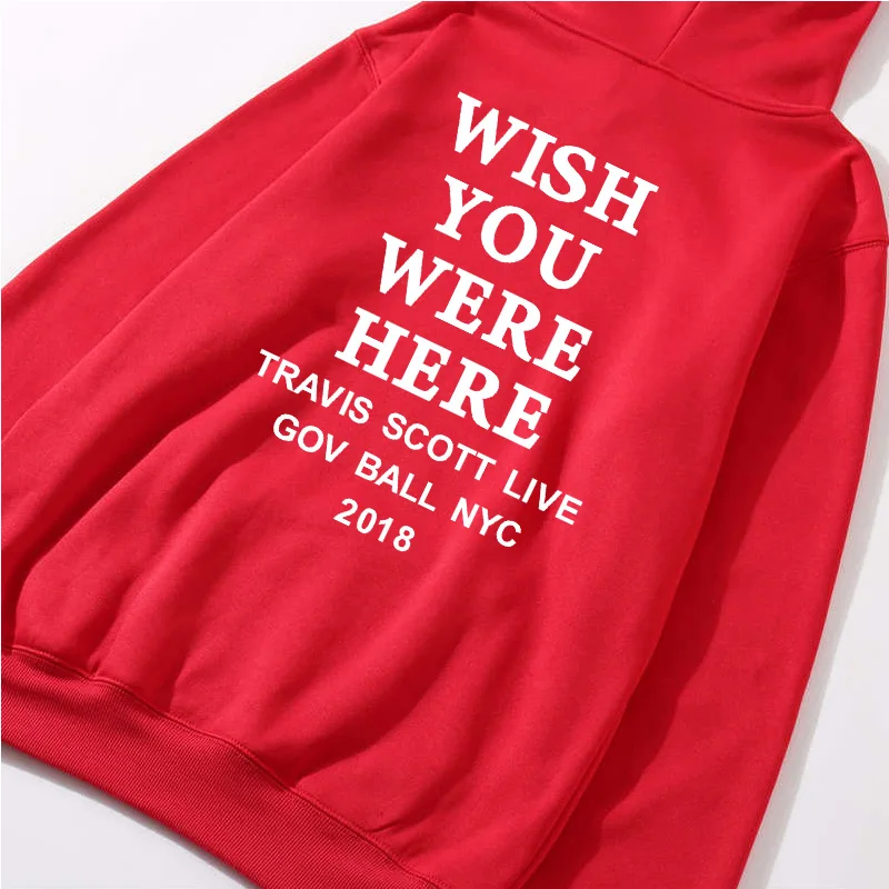 Новинка 2019 мужские толстовки с изображением Трэвиса Скотта Astroworld WISH YOU WAS HERE
