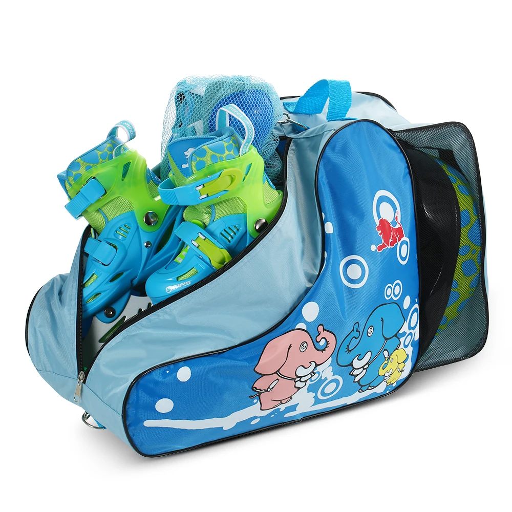 Roller Skating Shoulder Bag Adult Skate Shoes Ski Snow Boots Bag Helmet