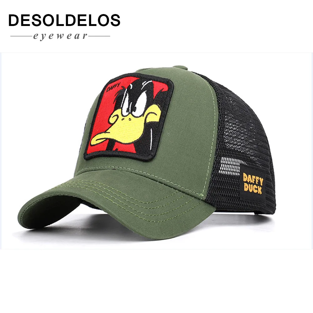 

2019 Animals Cap Embroidery Mesh Baseball Cap Unisex Women Men Snapback Cap Dad Hat Summer Bone Adjustable Hip Hop Dad Gorras
