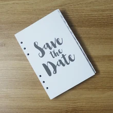 Lovedoki Binder блокнот наполнитель бумаги внутри страниц A5A6A7 планировщик дневник внутренний ядро для Filofax Dokibook блокноты канцелярские товары