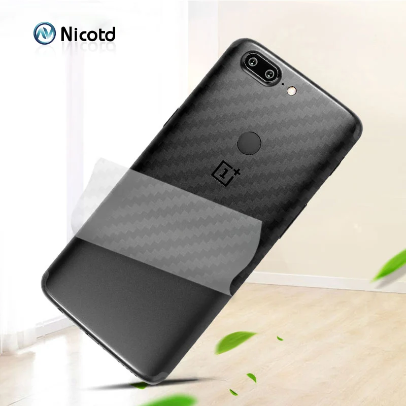 

5Pcs/Lot For Oneplus 3D Carbon Fiber Rear Screen Protector For Oneplus X 2 3 3T 5 5T 6 Back Cover Protective Guard Film NO Glass