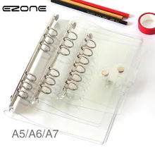 EZONE A5/A6/A7 ПВХ прозрачный переплетный вкладыш блокнот обложка клип файл офис студентов канцелярские принадлежности