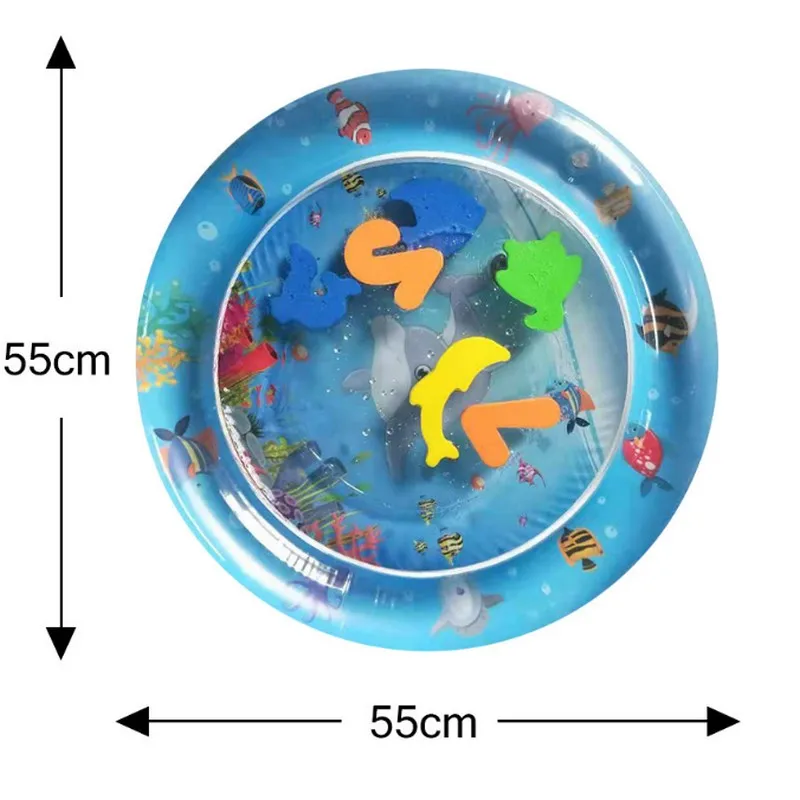 Детские водные игровые коврики для младенцев, детские водные игровые подушечки для малышей, веселая игровая подушка для центра, пляжные игрушки для новорожденных, Прямая поставка