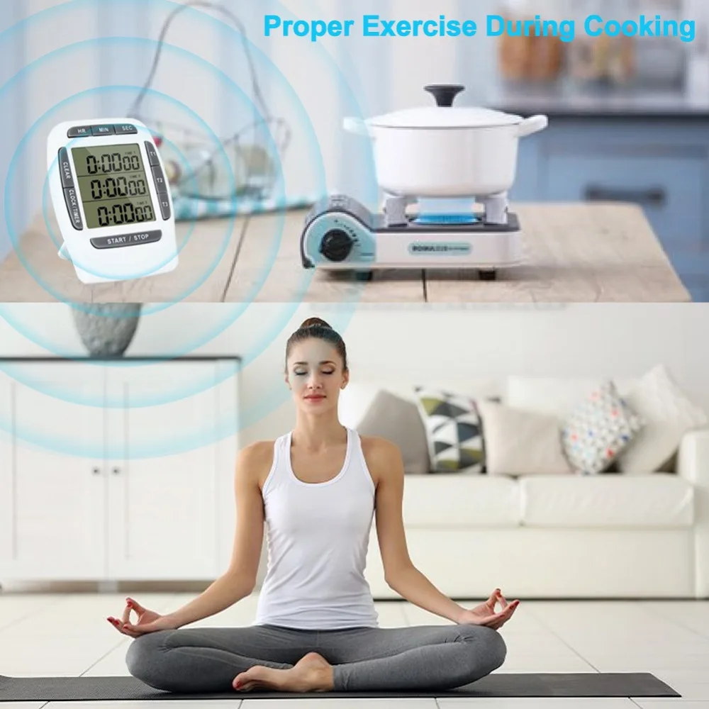 Kitchen timer countdown timer 3 channel timer cooking timer electronic timer