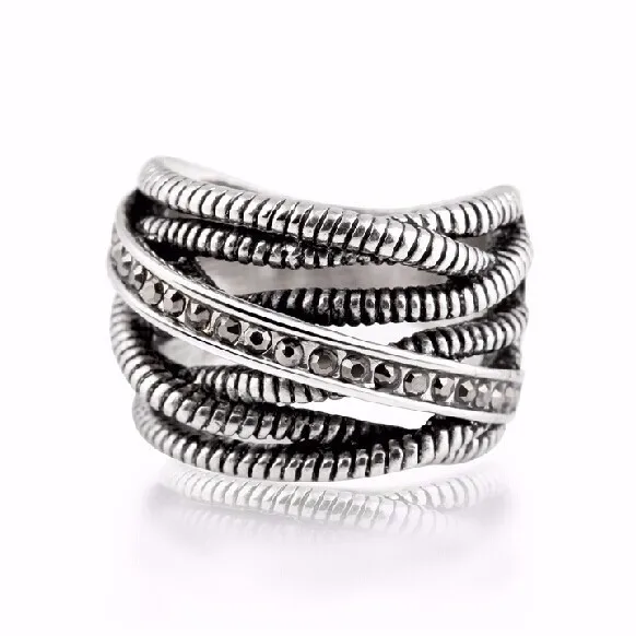 2021 вечерние модные кольца ювелирные изделия Anillos Fashion 925 имя кольцо для женщины