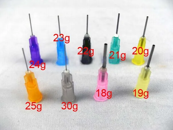 

100PCS 9 Models Availlable Steel Dispensing Tapered Pinhead Glue Liquid Dispenser Needles for Dispenser Controller free shipping