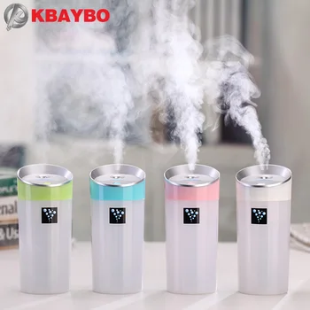 300ML Ultrasonic Humidifier USB Car Humidifier Mini Aroma Essential Oil Diffuser Aromatherapy Mist Maker Home Office