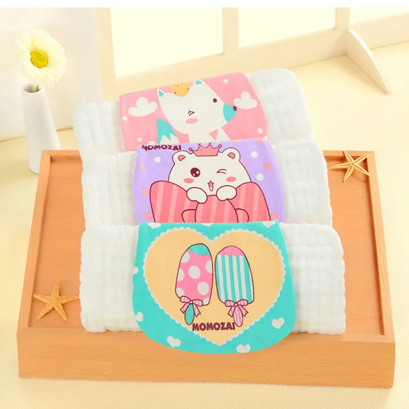 

Original Washed Gauze 6 Layer Sweat Towel Pure Cotton Cartoon Sweat Towel Baby Pad Sling Limited Time Discount with Shipping