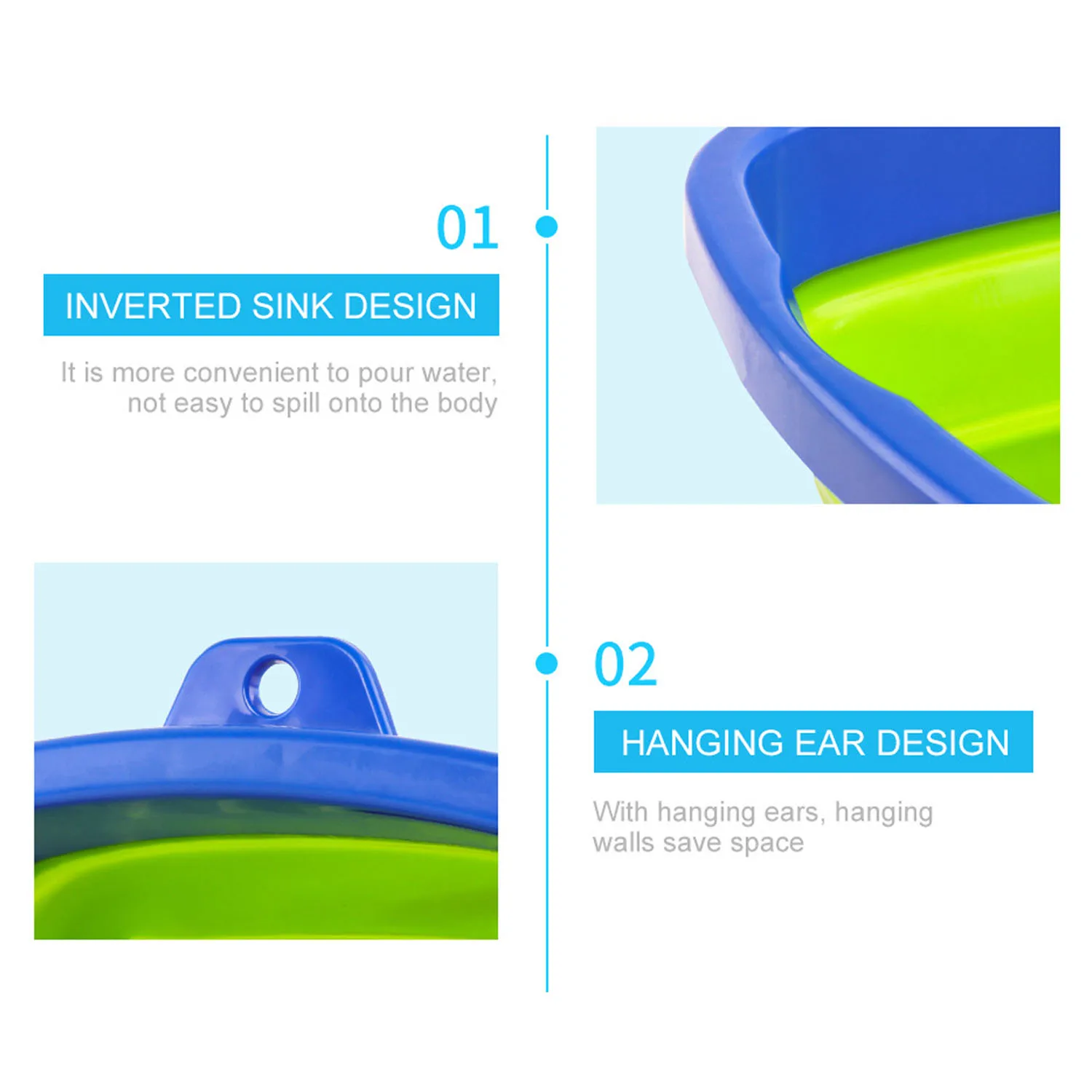 Greatest  Kids Portable Silicone Foldable Sand Bucket Beach Sand Water Play Tool Toy for Outdoor Travel Campi