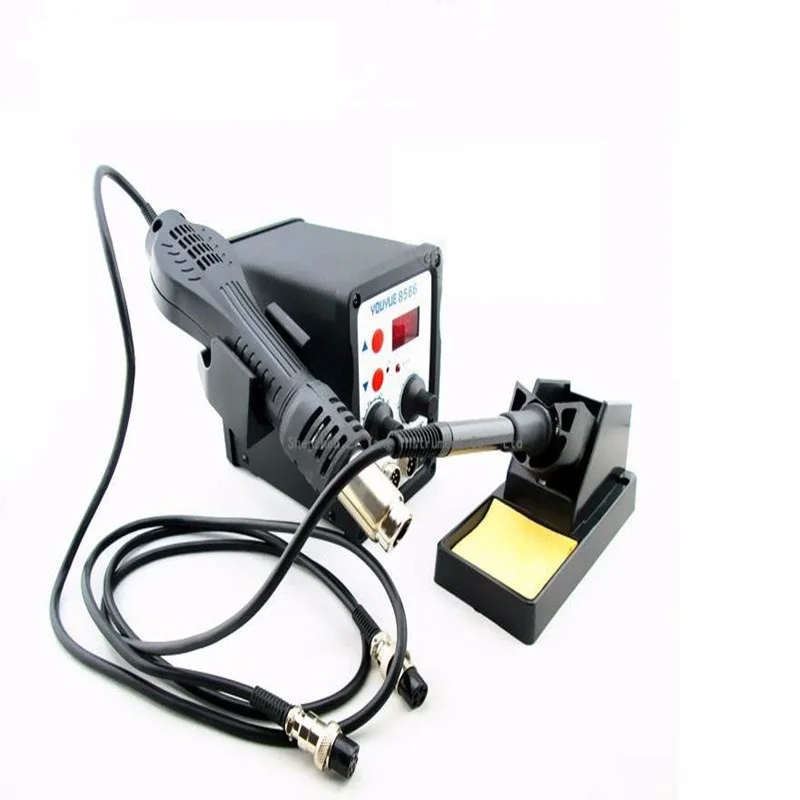 220V/110V 700 Вт паяльная станция YOUYUE 8586 2 в 1 SMD горячего воздуха пистолет +