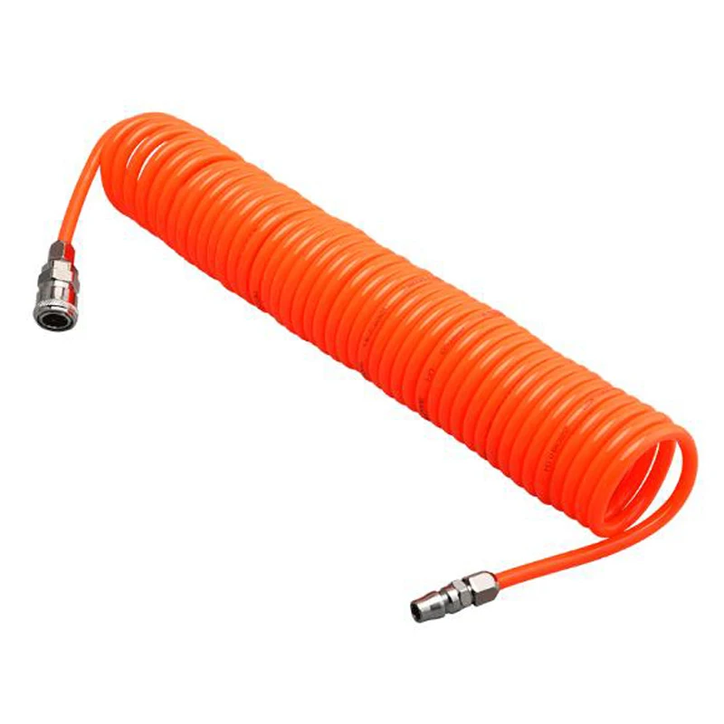 

8mm Telescopic Gas Pipe Air Pump Gas Line Pneumatic Spring Tube PU Material Explosion-proof High Pressure Pipe