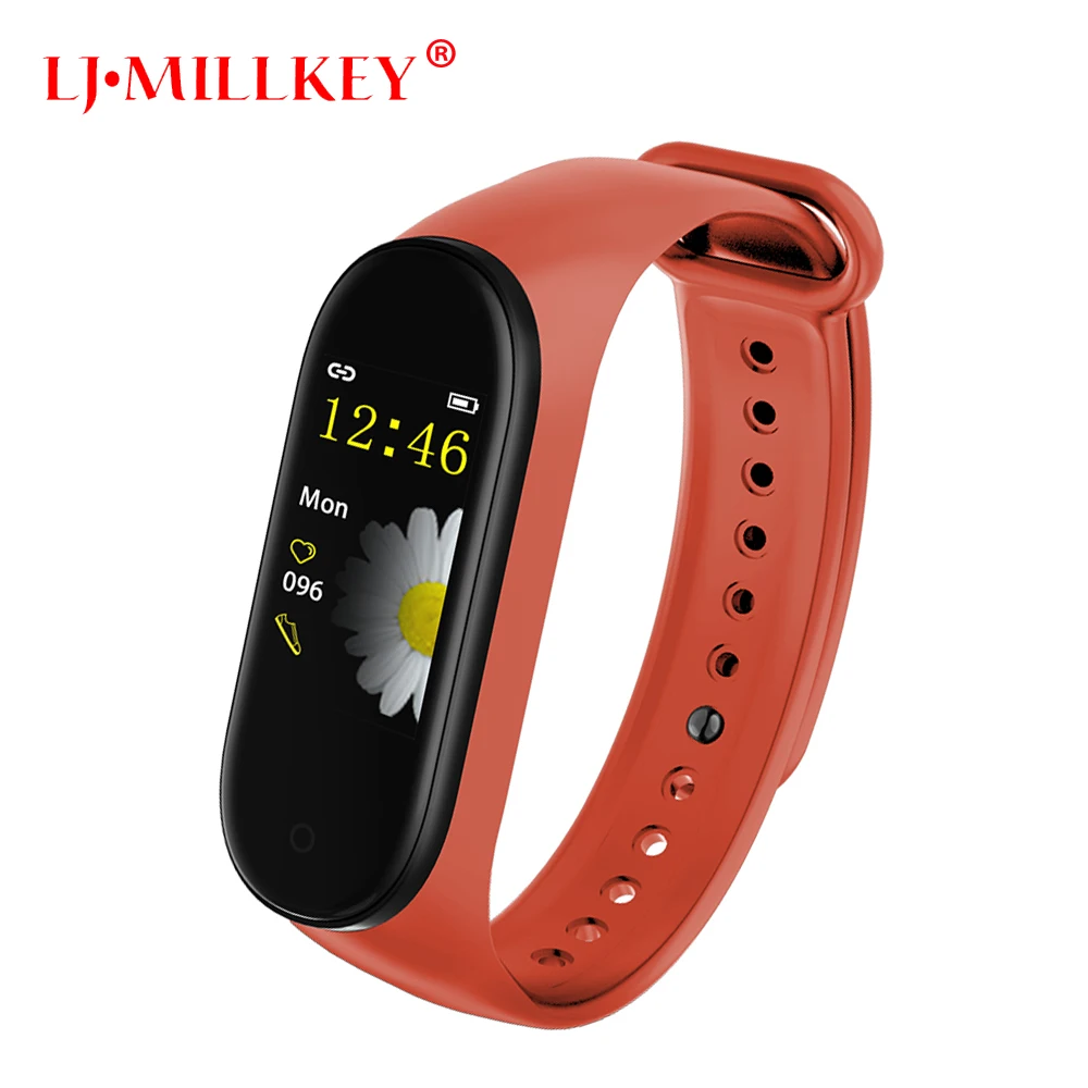 

M4 Smart band 4 Fitness Tracker Watch Sport bracelet Heart Rate Blood Pressure Smartband Monitor Health Wristband PK mi band 4 3