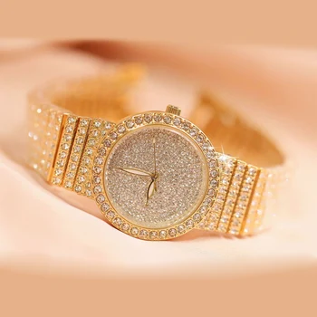 

New Women Dress Watches Top Luxury Brand Ladies Quartz Watch Stainless Steel Band Casual Gold Bracelet Wristwatch reloj mujer