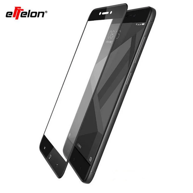 

Effelon 9H Hardness 2.5D Arc Rounded Edge High Definition Full Screen Covering Tempered Glass Protector Film For Xiaomi RedMi 4X