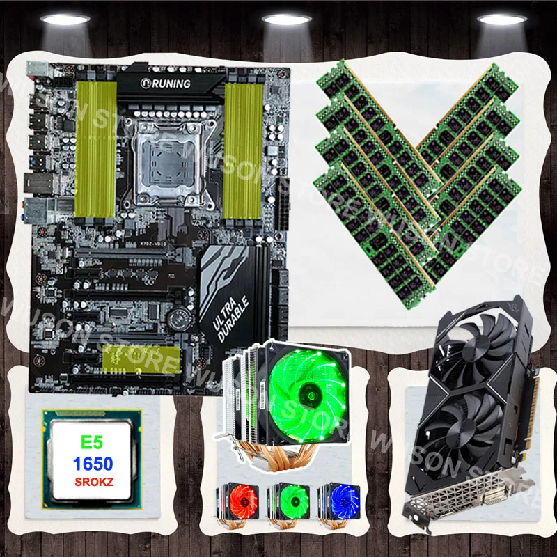 X79+1650+816 1600+GTX1050Ti2+Fan