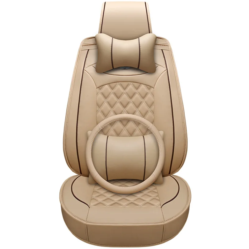 

New Luxury Quality PU Leather universal Auto Car Seat Covers for Mercedes Benz c200 w212 A180 B200 c300 E class GLA GLE S500 GLK