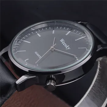 

WEESKY Hot Luxury Brand Quartz Watches Men Casual Leather Hodinky Clock Men Business Watch Relogio Masculino Saat