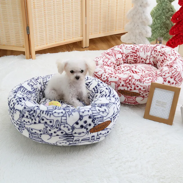 Cute Fox Small Dog Mat Cushion Mattress Soft Sofa Bed Cute Fox Small Dog Mat Cushion Mattress Soft Sofa Bed House Winter Warm Fleece