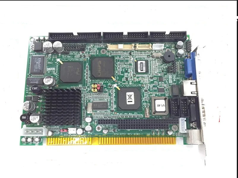 PCA 6751 B202 1 Промышленная материнская плата Процессор карты Ver: доска с 128 М