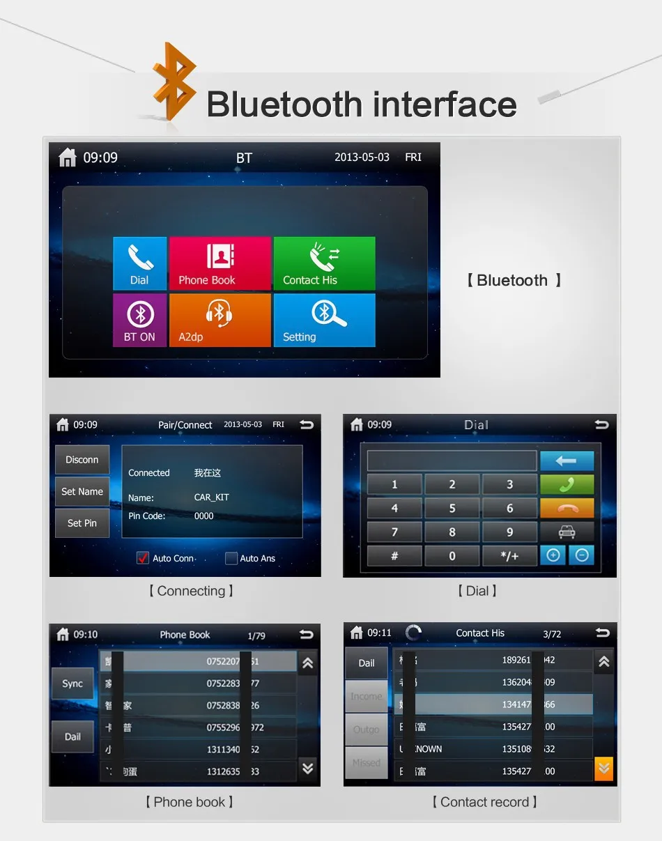 Best Reverse Camera 6.2" 2 Din Car GPS Navigation Stereo DVD Player Bluetooth iPod Radio FM AM Receiver MP3 Indash Head Unit Free map 7 Best Reverse Camera 6.2" 2 Din Car GPS Navigation Stereo DVD Player Bluetooth iPod Radio FM AM Receiver MP3 Indash Head Unit Free map 7
