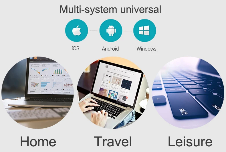 Тонкая портативная Мини Беспроводная Bluetooth клавиатура для планшета, ноутбука, смартфона, iPad, Поддержка IOS, Android, система, телефон Универсальный
