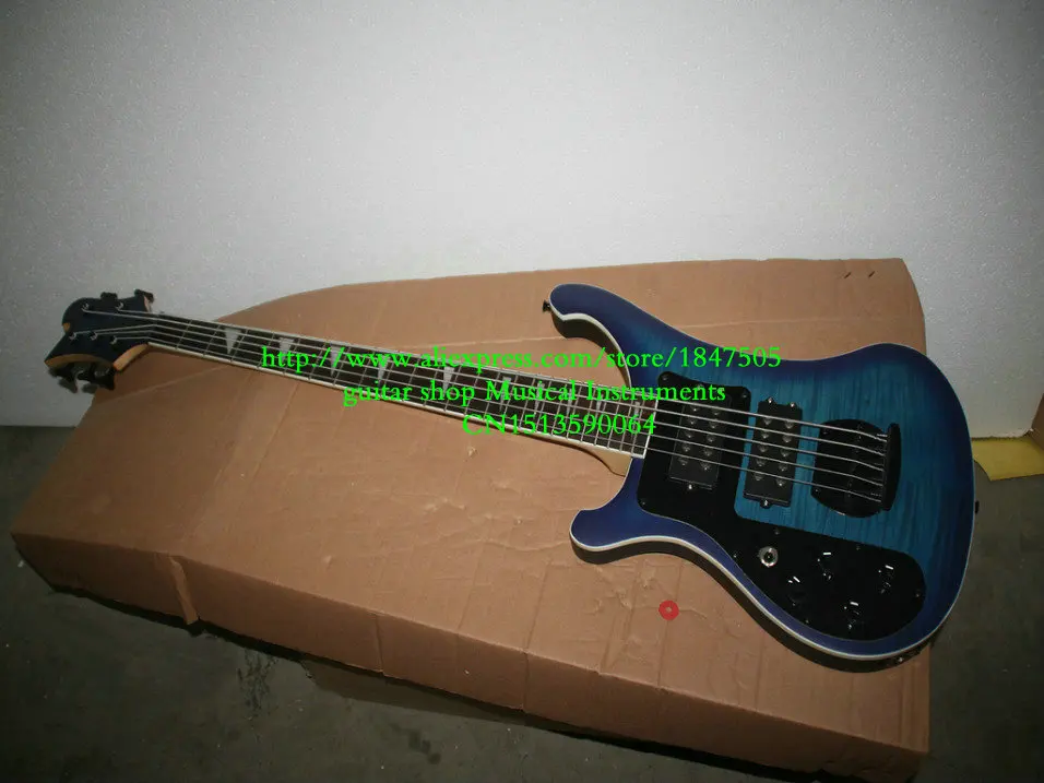 

Custom Blue 5 Strings 4003 Left Handed Electric Bass Wholesale Musical instruments