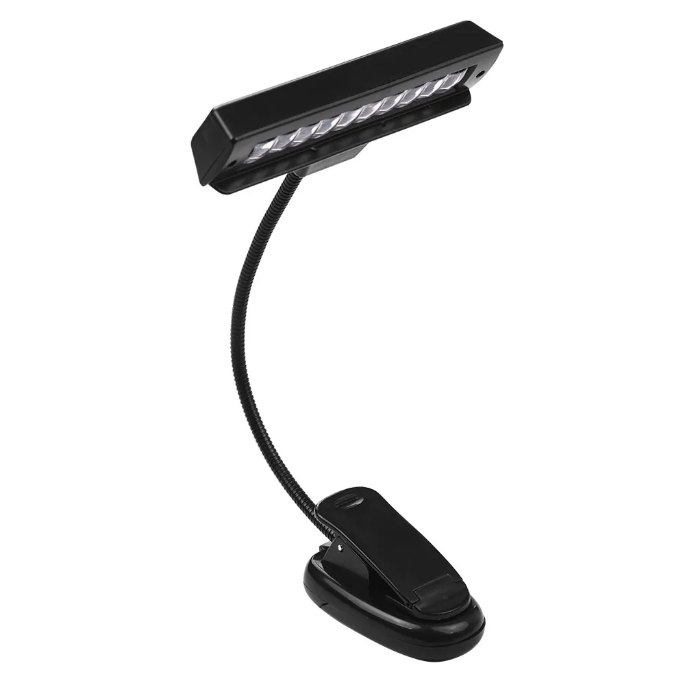 

Guitar Piano Music Stand Clip LED Curve Light Adjustable Neck Professional Musical Instrument Accessories Guitar Accessories