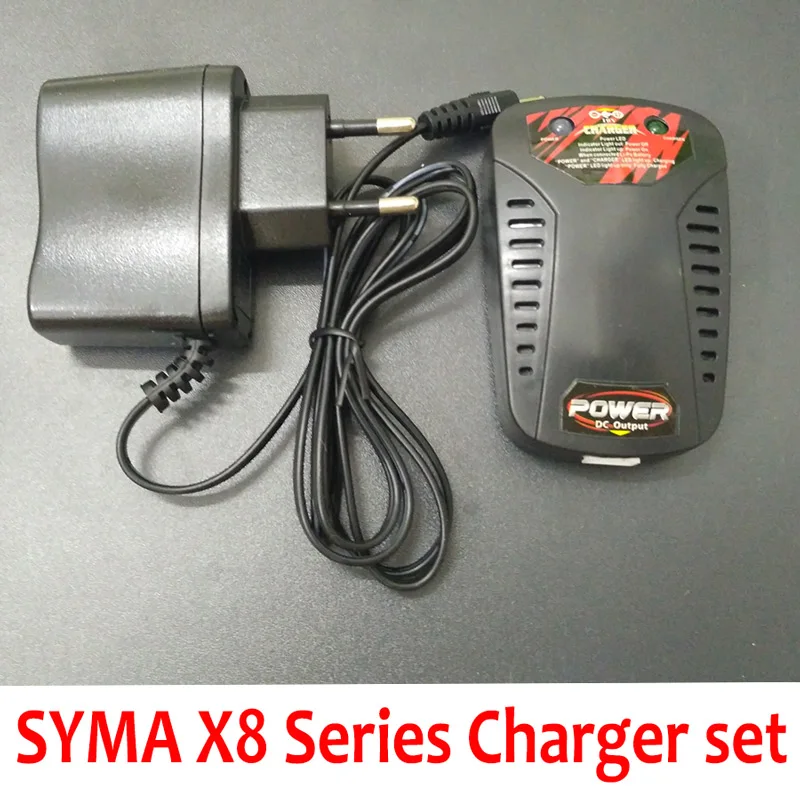 SYMA X8W X8G X8HC X8HW X8HG RC Дрон Квадрокоптер оригинальный комплект зарядного устройства запасное зарядное устройство Запчасти Аксессуары