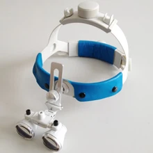 Тао 2.5X хирургические Бинокулярные стоматологические лупы с оголовьем с светодио дный фар GT140