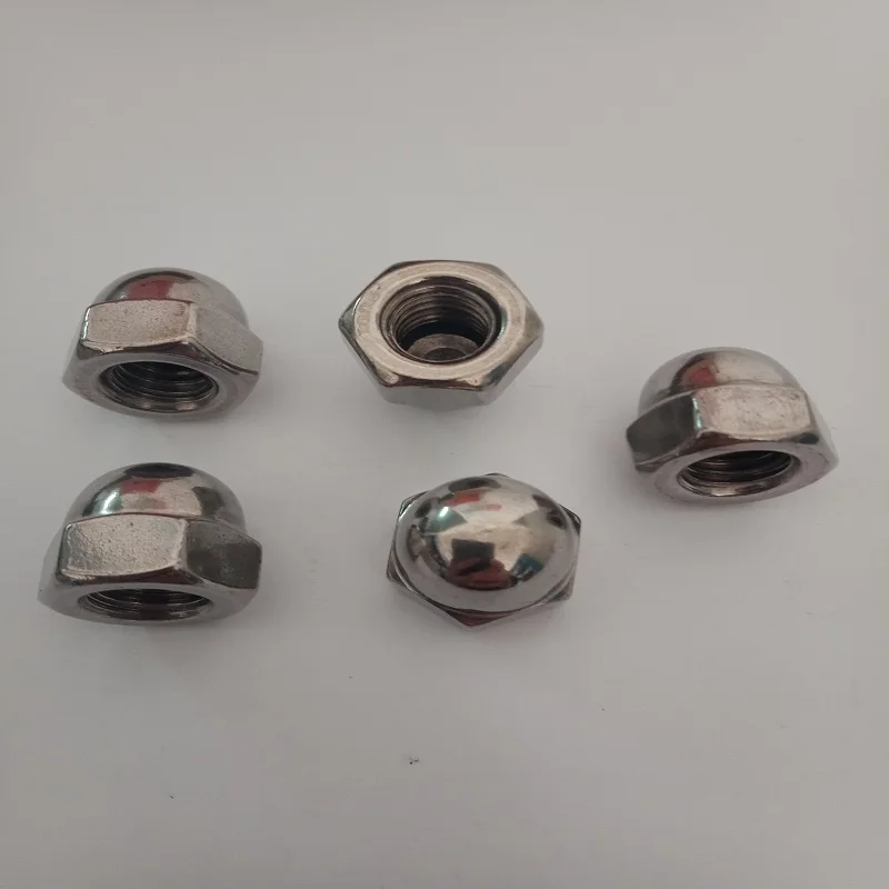 

Fine pitch 304 stainless steel cap nut decorative cover mother M8*1 M10*1/1.25 M12*1/1.25 M14*1.5 M16*1.5 M18*1.5 M20*1.5
