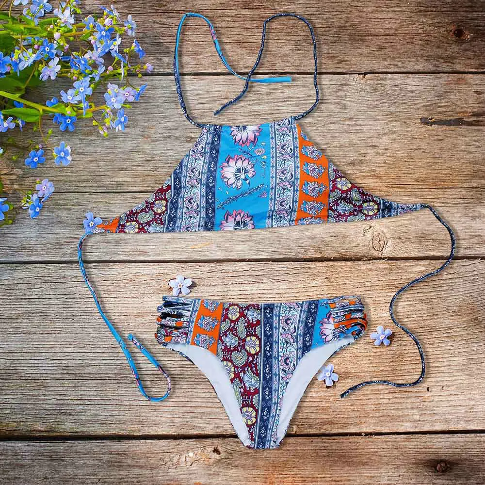 2018 Hot Sexy Lace Up Brazilian Bikinis Panties Women Swimwear Beach