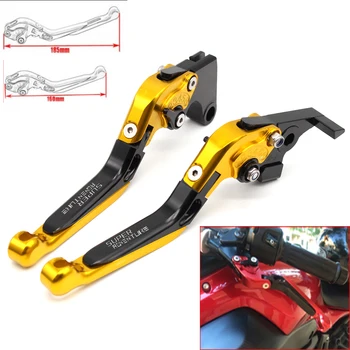 

Motorcycle CNC Adjustable Foldable brake Clutch Levers for KTM Super Adventure 1290 S/T/R 2015-2017 with Logo (Super Adventure)