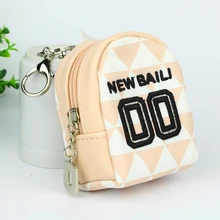 TONUOX Coin Purses Mini Women Wallets Lady Cute Bear Short Zipper Cards Keys Money Bags Buckle Woman Wallet Carteira Feminina tonuox women wallets cute dogs animal pattern casual lady coin purse pocket handbags long moneybags wallet pouch dog purses bags