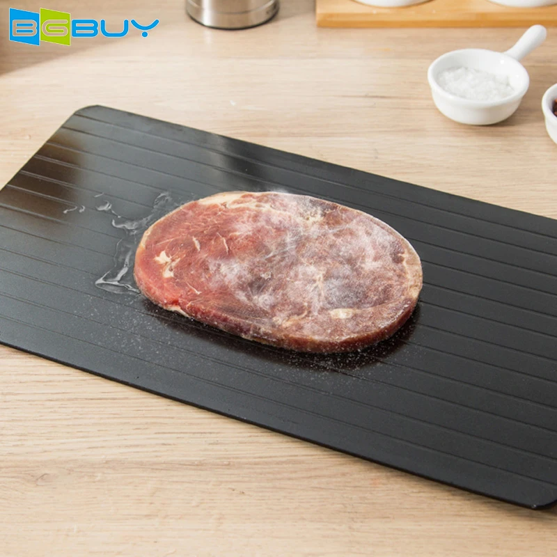 Large Fast Defrosting Tray for Frozen Food Thawing Plate Defrost Meat/Frozen Food Quickly without Electricity Microwave Tray Large Fast Defrosting Tray for Frozen Food Thawing Plate Defrost Meat/Frozen Food Quickly without Electricity Microwave Tray
