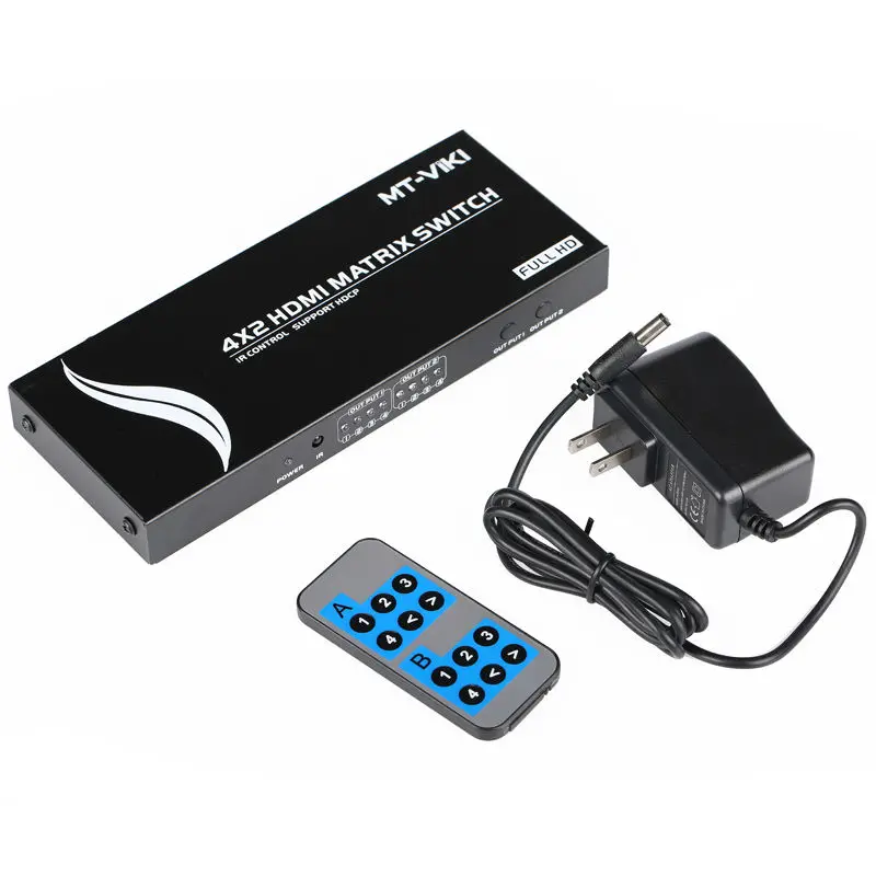 Usb выключатель HDMI 4 в 2 1080P 4K|mt-viki|audio inhdmi l |