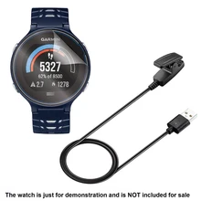 Для защиты экрана пленка+ usb зарядный кабель заряднеое устройство для Garmin Forerunner 630 Смарт-часы аксессуары