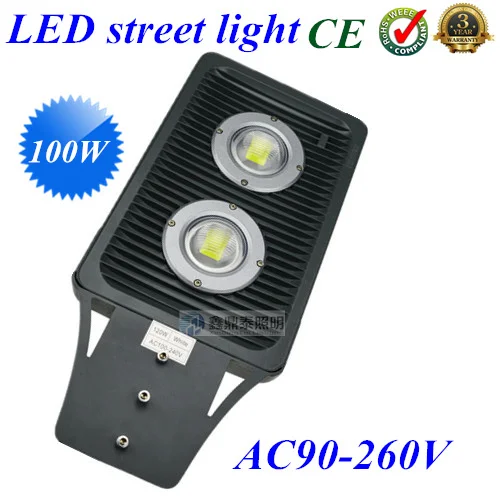 100 W led straat weg licht led buitenverlichting AC85V-265V IP65 100 w led straat lamp 2 stks/partij