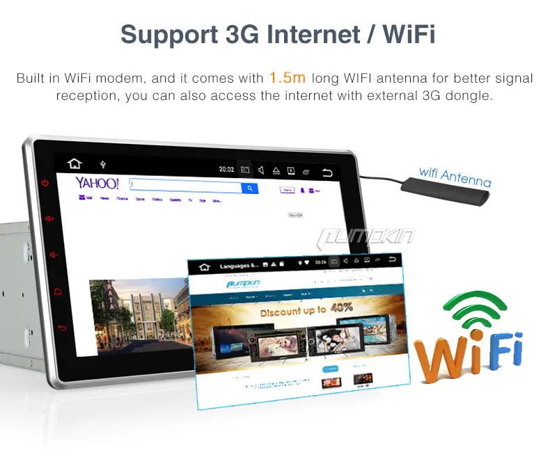 Best Pumpkin 2 Din 10.1